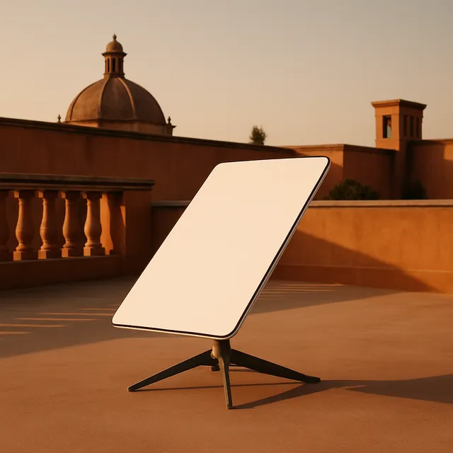 Azotea Ground Mount — Starlink installation in San Miguel de Allende